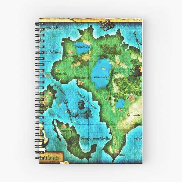 Item preview, Atlantis Map Discovered designed and sold by Alpha Omega Shop.