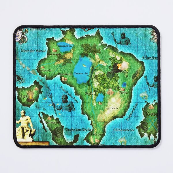 Item preview, Atlantis Map Discovered designed and sold by Alpha Omega Shop.