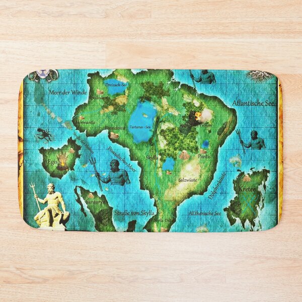 Item preview, Atlantis Map Discovered designed and sold by Alpha Omega Shop.