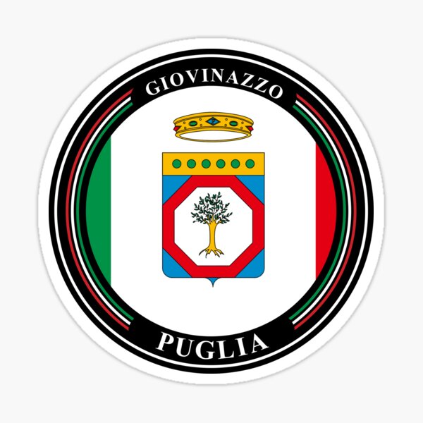 Giovinazzo Città Italiana Retrò Bandiera Italia Maglietta 