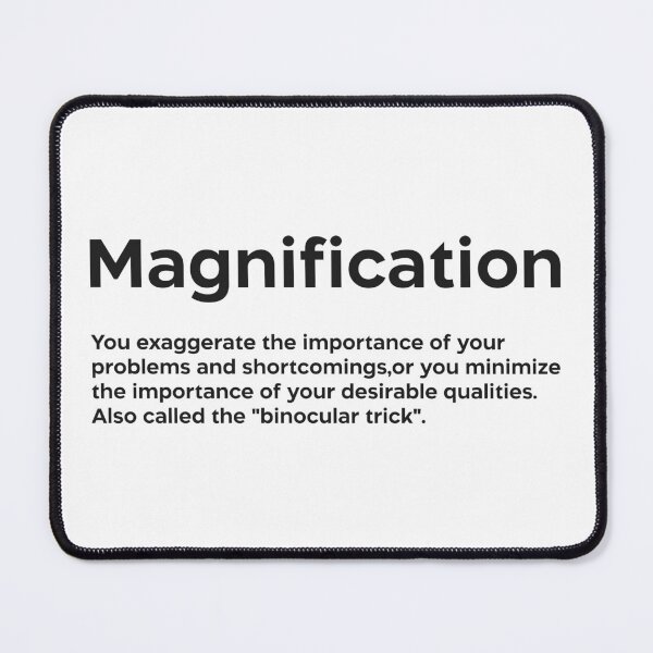Item preview, Magnification black designed and sold by EdimQuotes.