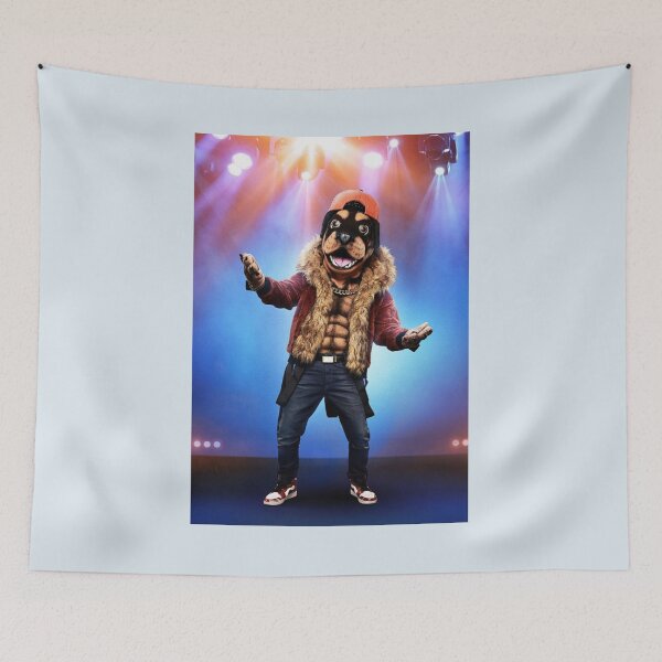 Item preview, The Masked Singer Rottweiler Dog Premium  designed and sold by BrainboxCandys.