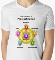 Procrastinate Men's V-Neck T-Shirt