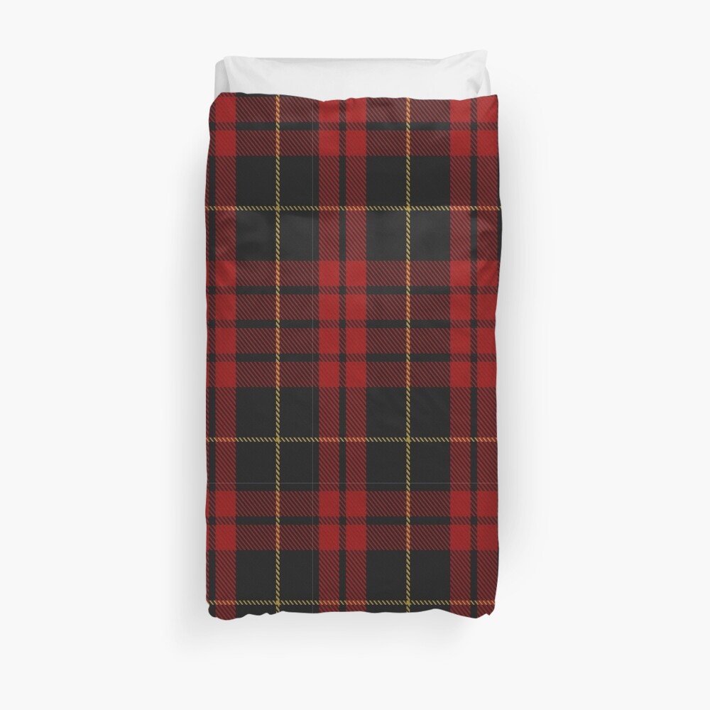 MacQueen Clan/Family Tartan Duvet Cover