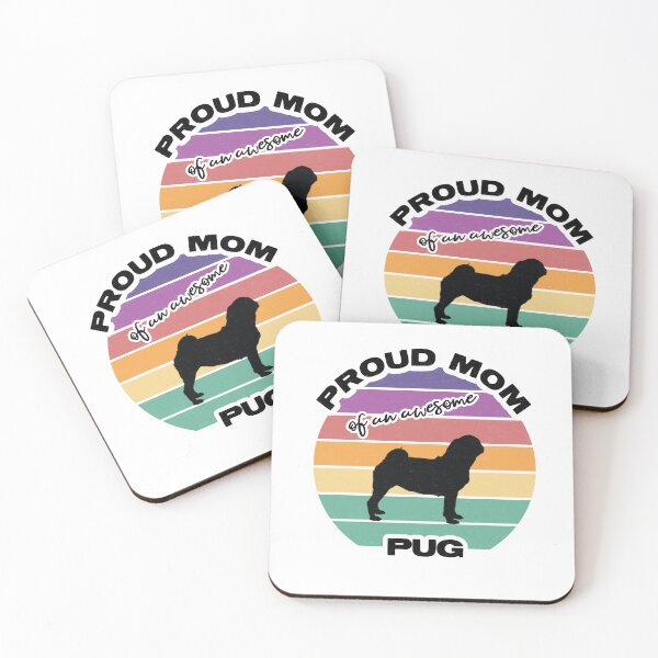 Item preview, Proud Mom Of An Awesome Pug designed and sold by MajesticTree.