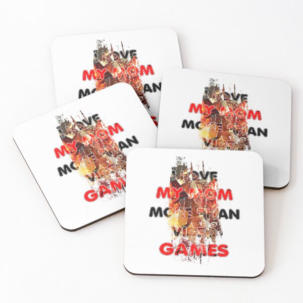 Item preview, I love my mom more than video games trenging design designed and sold by Color-Lab.