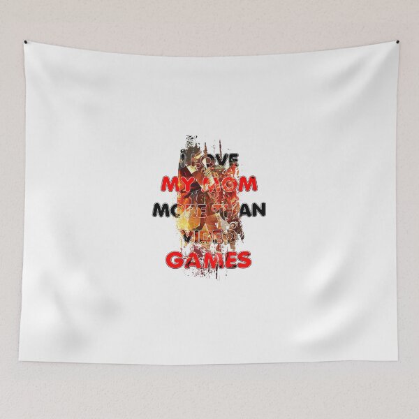 Item preview, I love my mom more than video games trenging design designed and sold by Color-Lab.