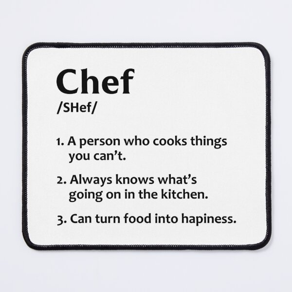 Item preview, Chef Definition - Restaurant Kitchen Cooking Lover designed and sold by ibarrbeat.