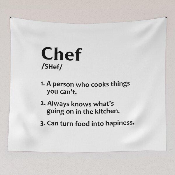 Item preview, Chef Definition - Restaurant Kitchen Cooking Lover designed and sold by ibarrbeat.