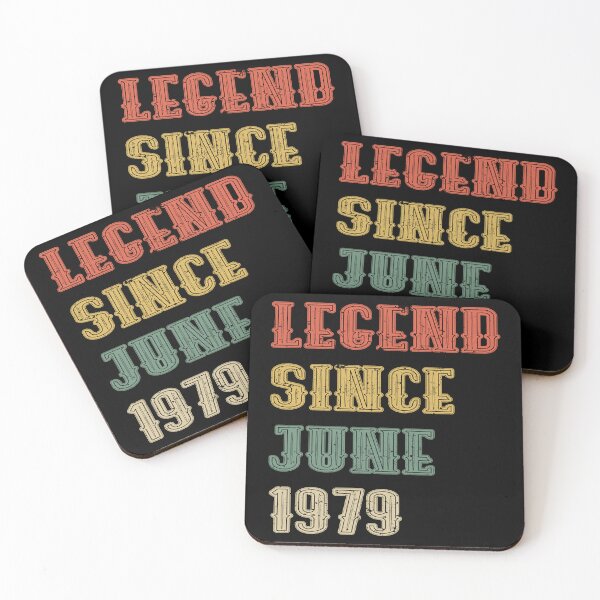 Item preview, Legend Since June 1979 Retro Vintage 42nd Birthday Legendary Since June 1979 Essential designed and sold by CromisTau.