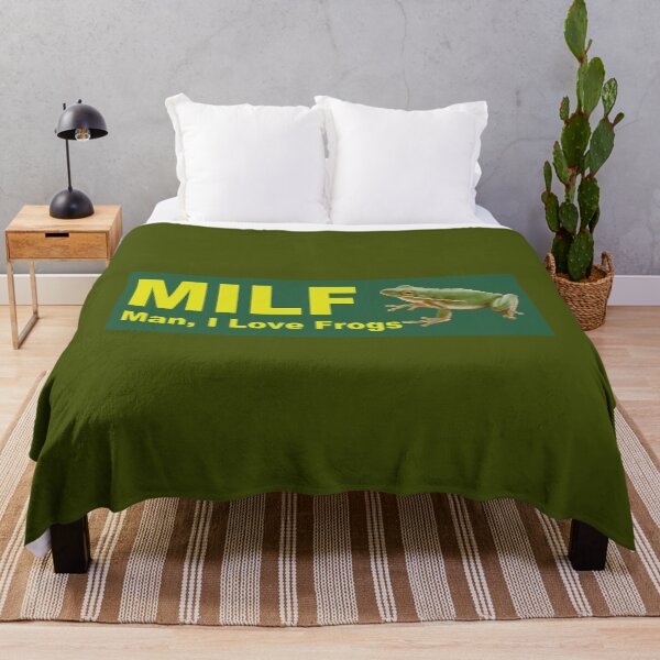 Item preview, Man I Love Frogs Bumper Stickers - Funny Milf Man I Love Frogs Bumper designed and sold by CromisTau.