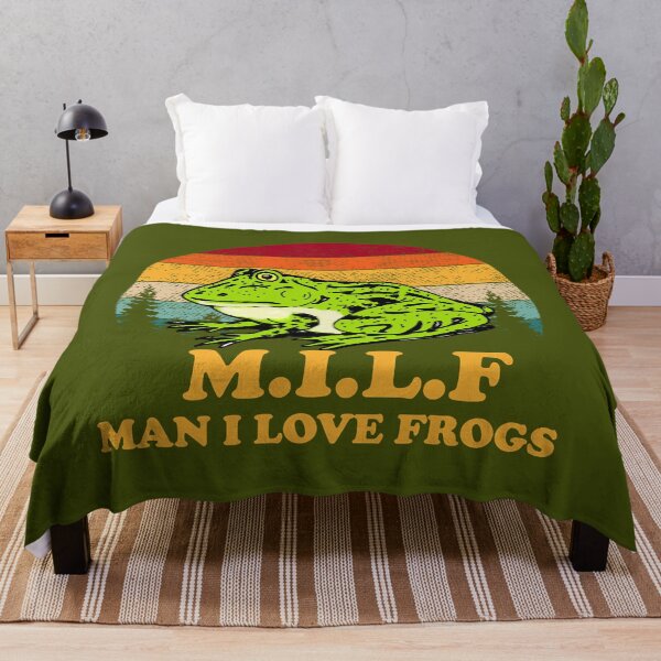 Item preview, MILF Amphibian Man I Love Frogs Essential designed and sold by CromisTau.