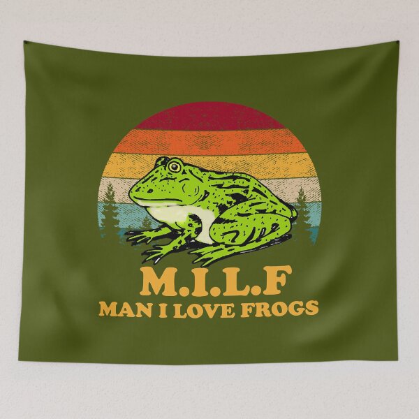 Item preview, MILF Amphibian Man I Love Frogs Essential designed and sold by CromisTau.