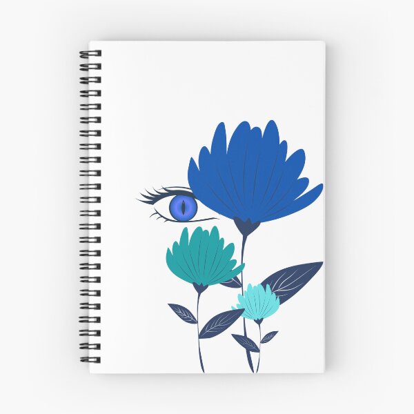 Item preview, woman's eye through the flowers. designed and sold by APURU.