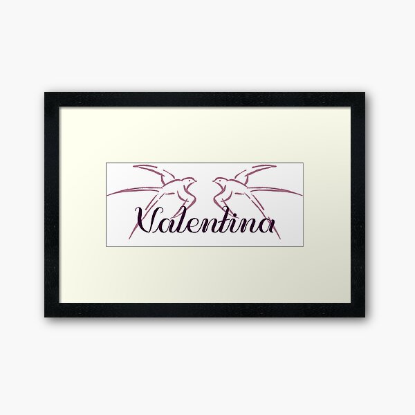 Vista previa del artículo con la obra «Valentina», diseñado y vendido por vintage-sigh.