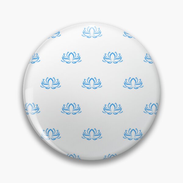 Item preview, Light blue Lotus Flower Pattern designed and sold by patterniastudio.