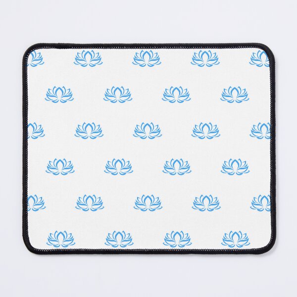 Item preview, Light blue Lotus Flower Pattern designed and sold by patterniastudio.