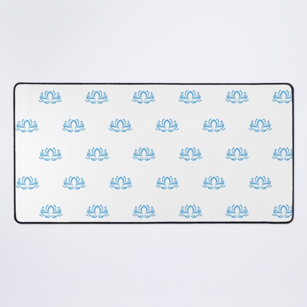 Item preview, Light blue Lotus Flower Pattern designed and sold by patterniastudio.