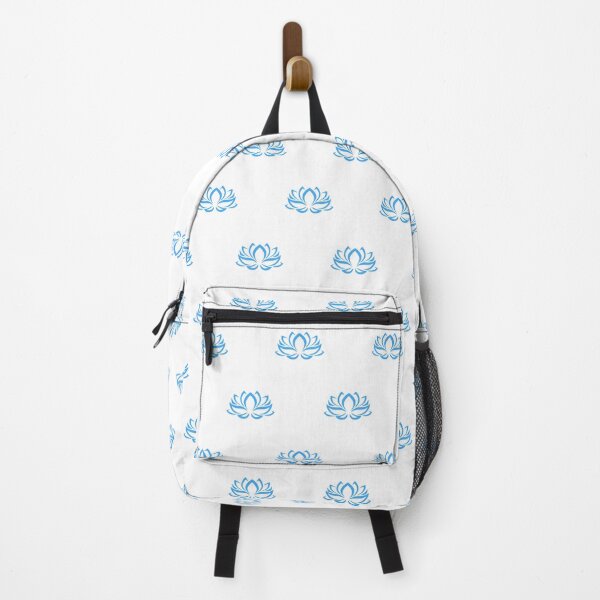 Item preview, Light blue Lotus Flower Pattern designed and sold by patterniastudio.