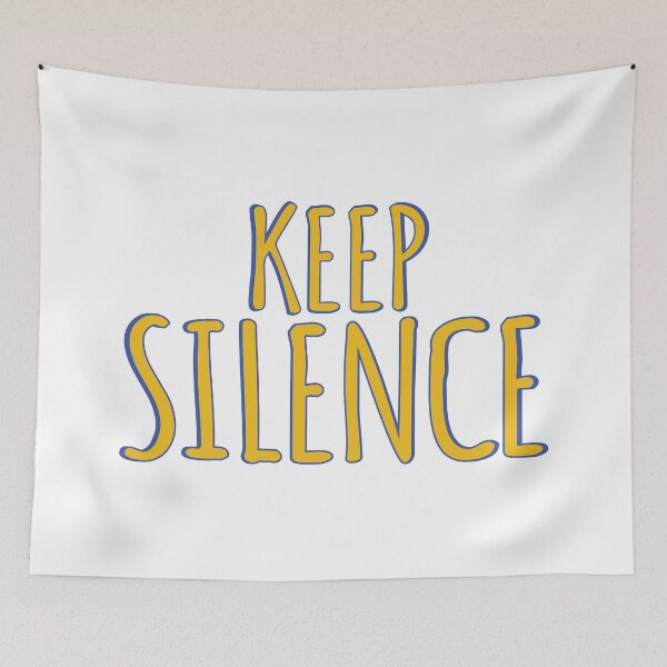 Item preview, Keep Silence designed and sold by Think4Prints.