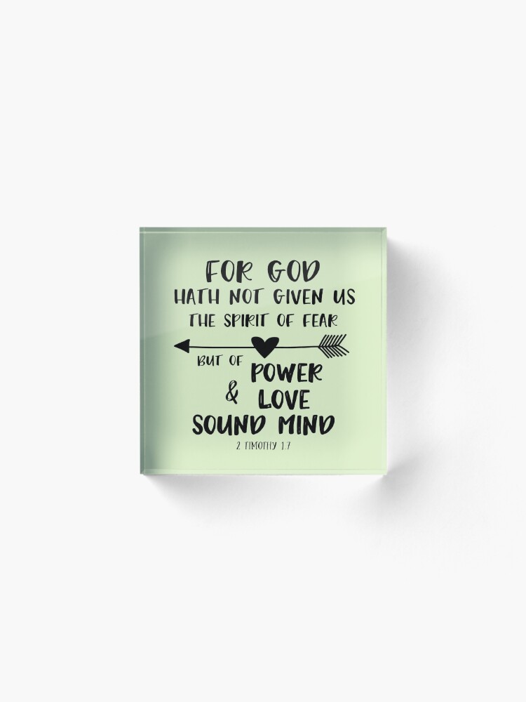 the spirit of fear verse
