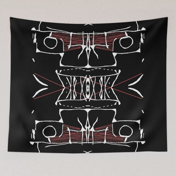 Item preview, Bird, abstract on a black background designed and sold by Digitaal Atelier | Voluit.