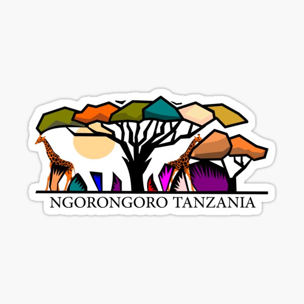 Aperçu de l'œuvre Ngorongoro Tanzanie Afrique créée et vendue par maarifa.