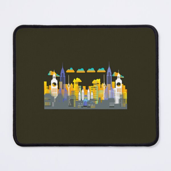 Item preview, NYC Skyline Mask designed and sold by JaredPriestner.