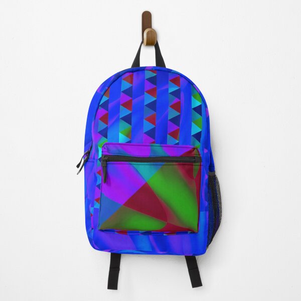 Item preview, Triangulation in Blue, Purple, and Green designed and sold by Robin King.
