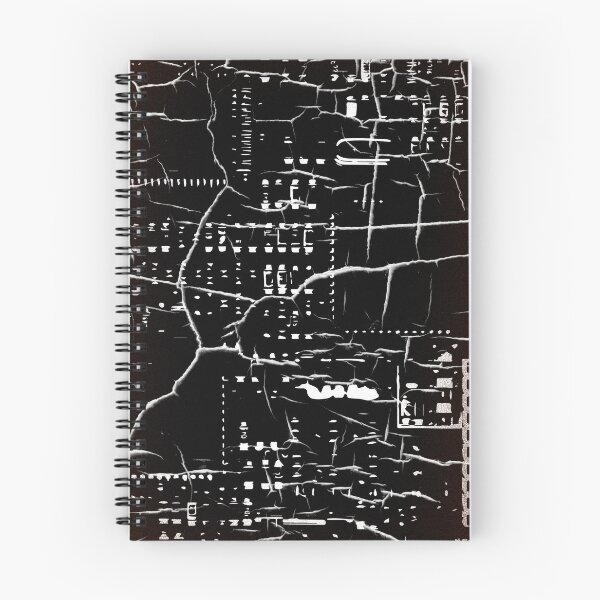 Item preview, Electronic chip path with crack design designed and sold by Color-Lab.