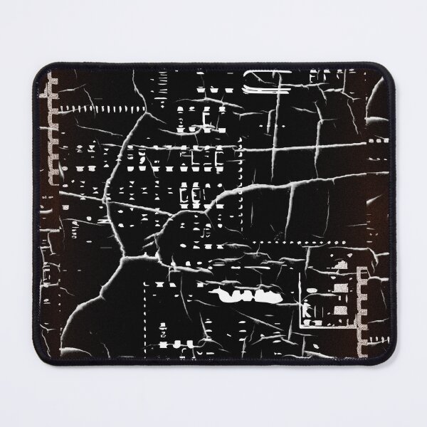 Item preview, Electronic chip path with crack design designed and sold by Color-Lab.