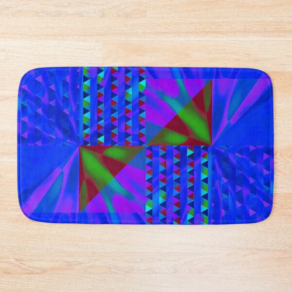 Item preview, Triangulation in Blue, Purple, and Green designed and sold by Robin King.