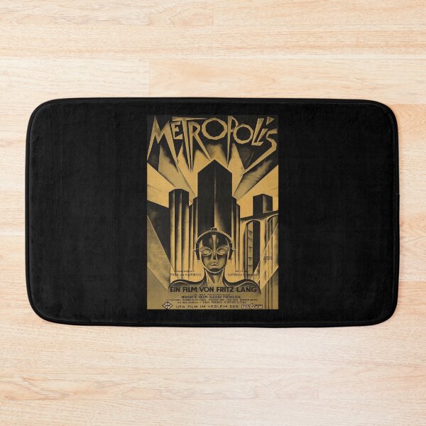 Item preview, Metropolis, Fritz Lang, 1926 - vintage movie poster, b&w Art Board Print designed and sold by CresetzMro.
