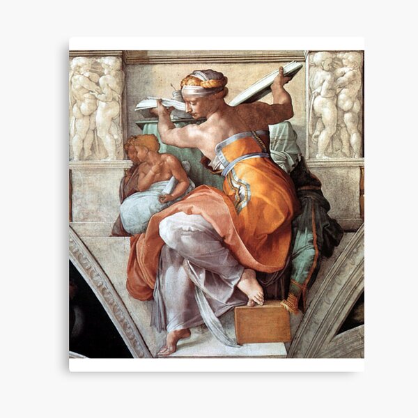 Item preview, The Libyan Sibyl by Michelangelo designed and sold by BritishFashion.