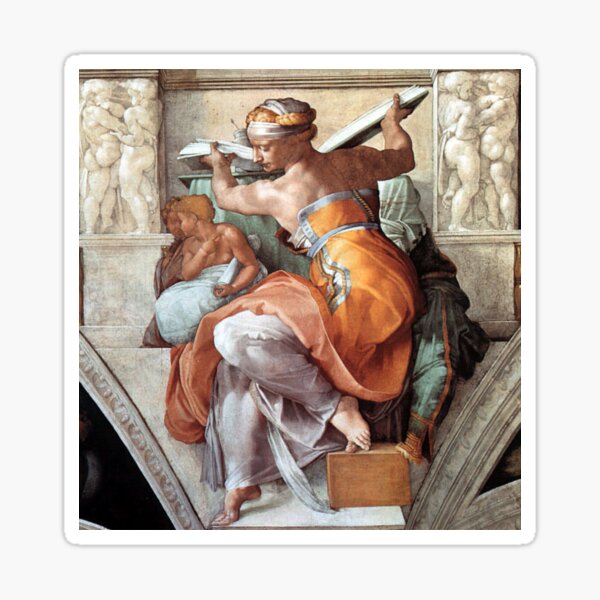 Item preview, The Libyan Sibyl by Michelangelo designed and sold by BritishFashion.