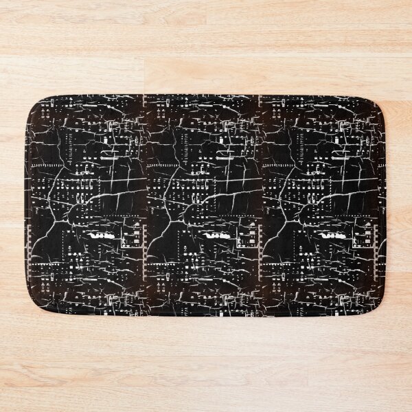 Item preview, Electronic chip path with crack design designed and sold by Color-Lab.