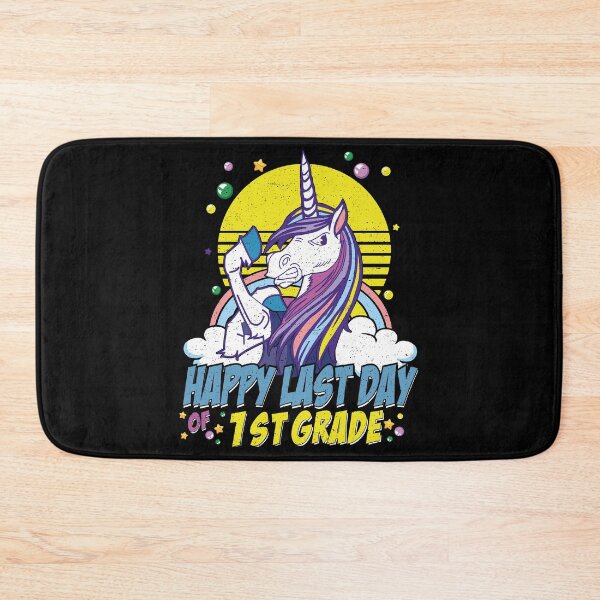 Item preview, Happy last Day Of School 1st Grade Unicorn Graduation distressed Teachers and Kids Gift designed and sold by YAHIA-14.