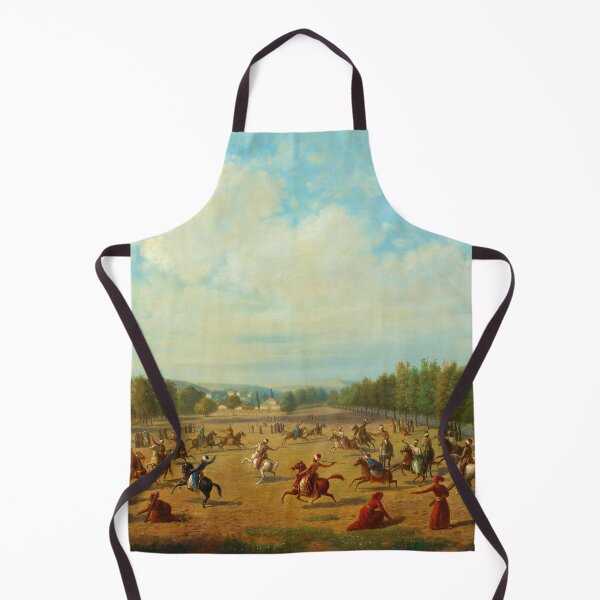 Item preview, A Jereed Game in Kağıthane by Luigi Acquarone (Late 19th Century) designed and sold by allhistory.