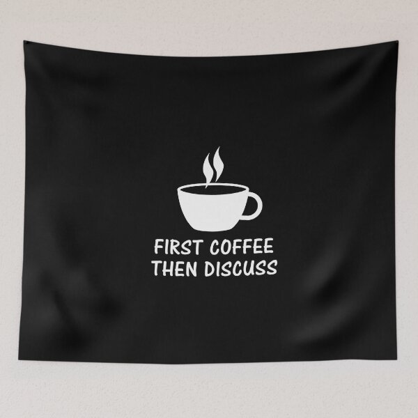 Item preview, First Coffee Then Discuss designed and sold by Simo200.