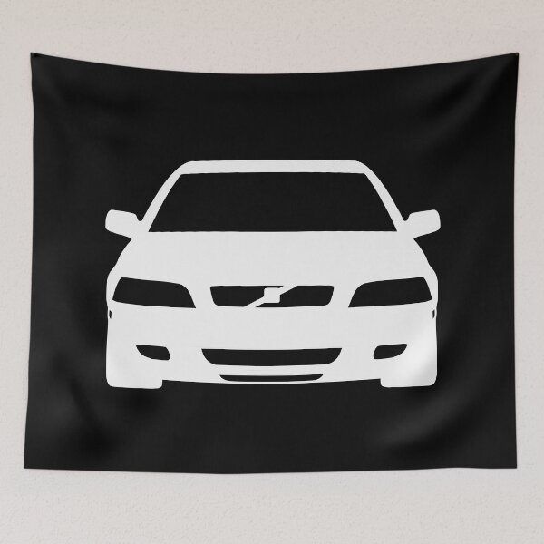 Item preview, S40 V40 Front 1995-2004 white silhouette designed and sold by EdimDesign.
