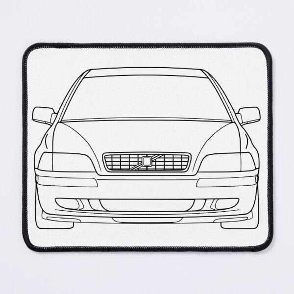 Item preview, S40 V40 Front 1995-2004 black lines designed and sold by EdimDesign.