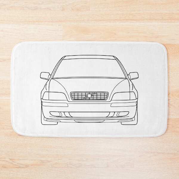 Item preview, S40 V40 Front 1995-2004 black lines designed and sold by EdimDesign.
