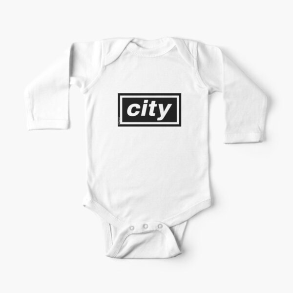 City - OASIS x Phigment Band Tribute - MADE IN THE 90s Long Sleeve Baby One-Piece