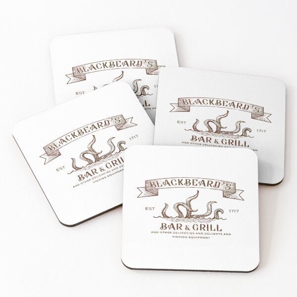 Item preview, Our flag means death Blackbeard_s Bar and Grill   designed and sold by HomoPetSt.