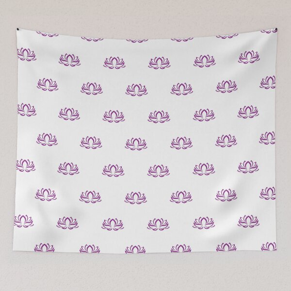 Item preview, Purple Lotus Flower Pattern designed and sold by patterniastudio.