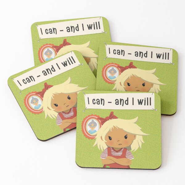 Item preview, I can and I will, obstinate girl wants to manage herself designed and sold by marina63.