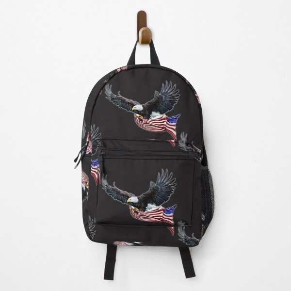 Item preview, Eagle flying with American flag designed and sold by AmericaFreedom.