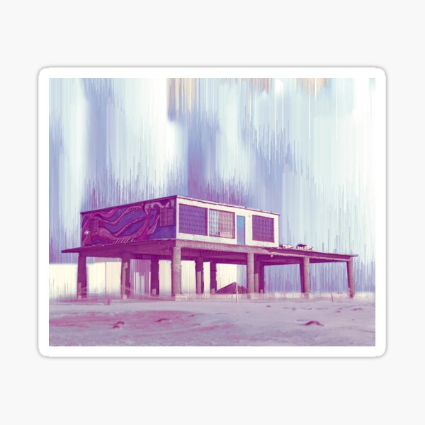 An unlikely retreat Sticker