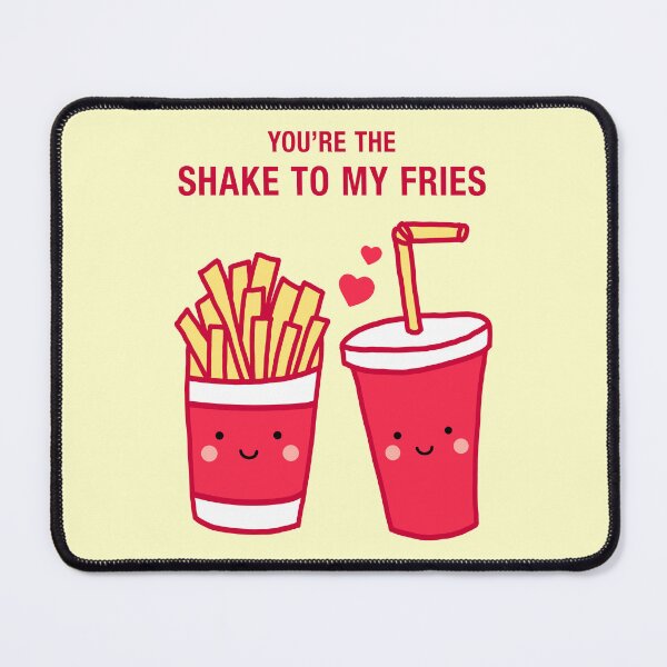 Aperçu de l'œuvre Shake to My Fries créée et vendue par Design Minds Boutique.