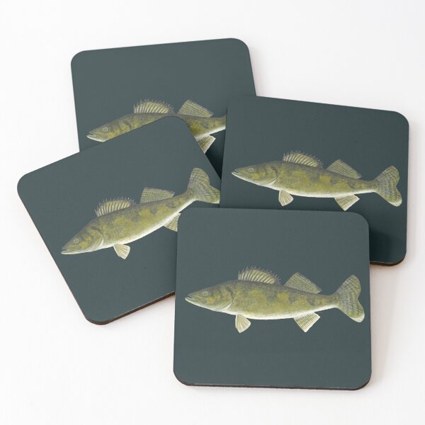 Item preview, Walleye (Sander vitreus) designed and sold by LeakyCanoeArt.